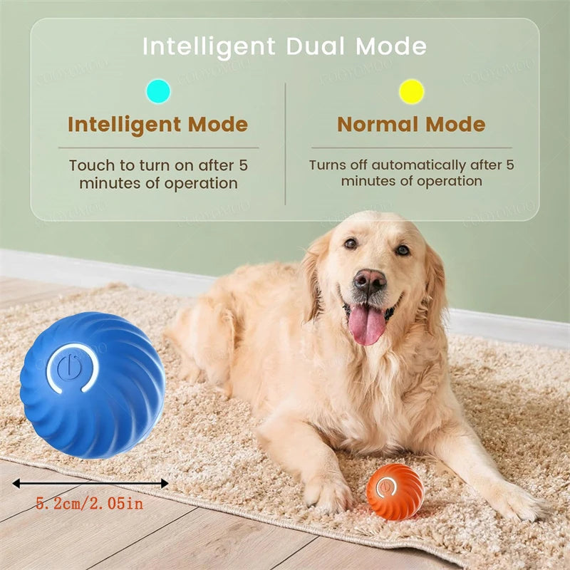Elektronischer Interaktiver Spielball für Hunde & Katzen – USB Wiederaufladbar