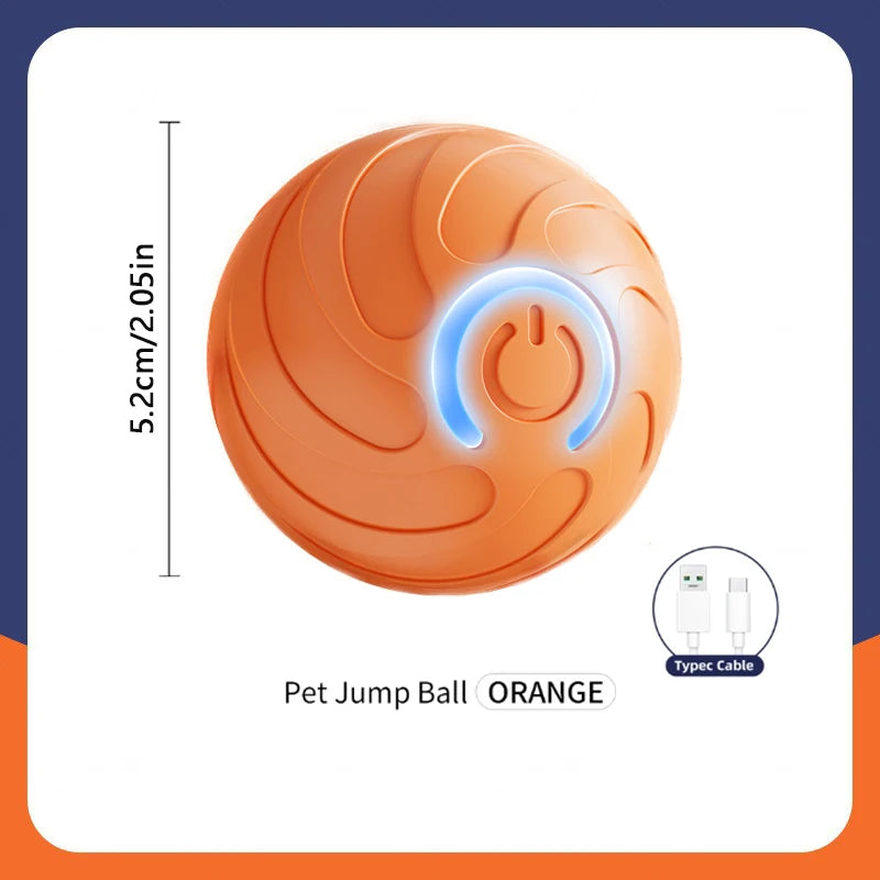 Elektronischer Interaktiver Spielball für Hunde & Katzen – USB Wiederaufladbar