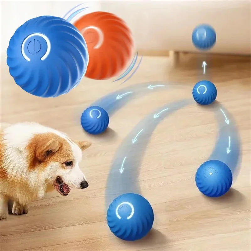 Elektronischer Interaktiver Spielball für Hunde & Katzen – USB Wiederaufladbar