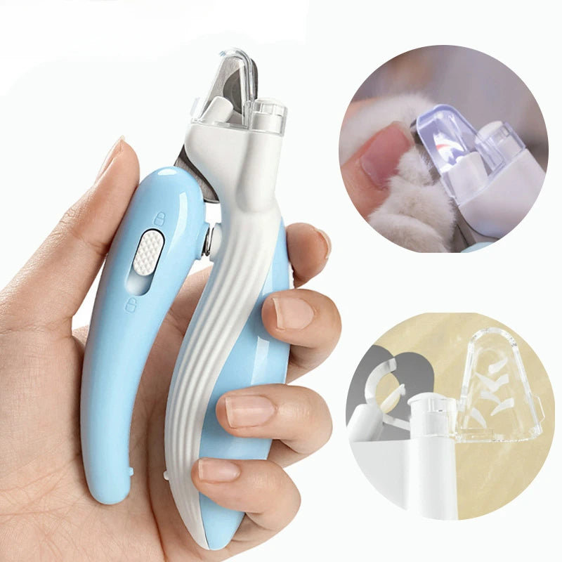 Haustier Nagelknipser mit LED Licht – Sicher & Einfach für Hunde & Katzen