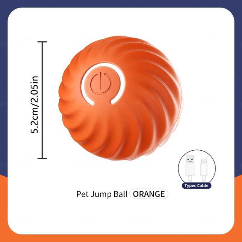 Elektronischer Interaktiver Spielball für Hunde & Katzen – USB Wiederaufladbar