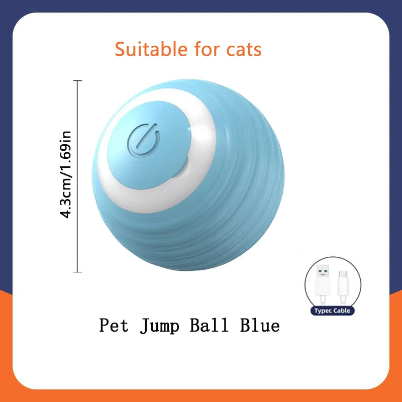Elektronischer Interaktiver Spielball für Hunde & Katzen – USB Wiederaufladbar