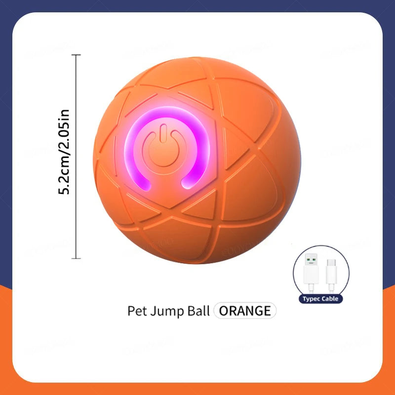 Elektronischer Interaktiver Spielball für Hunde & Katzen – USB Wiederaufladbar
