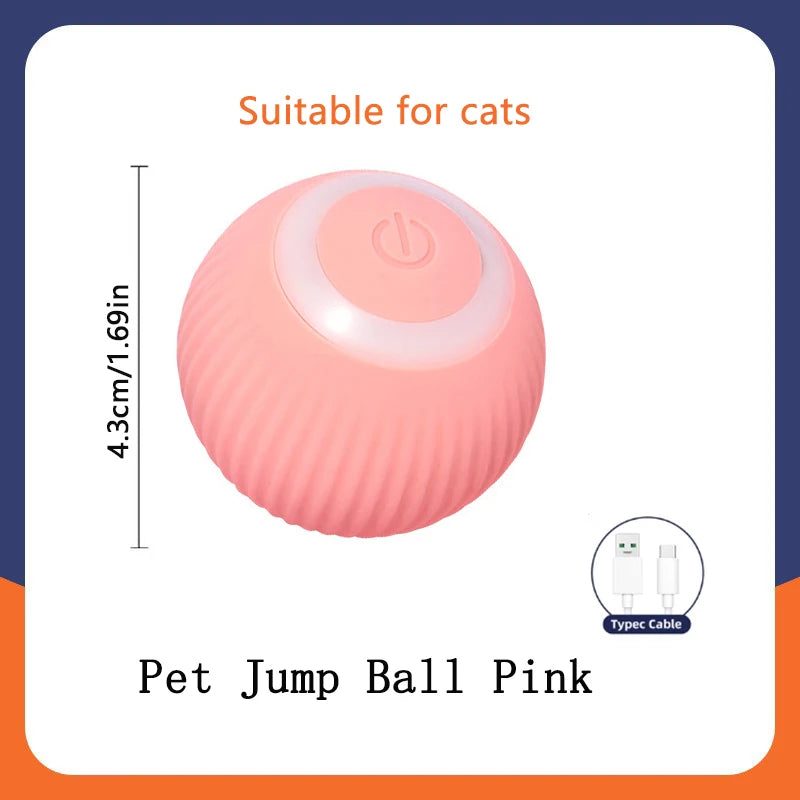 Elektronischer Interaktiver Spielball für Hunde & Katzen – USB Wiederaufladbar