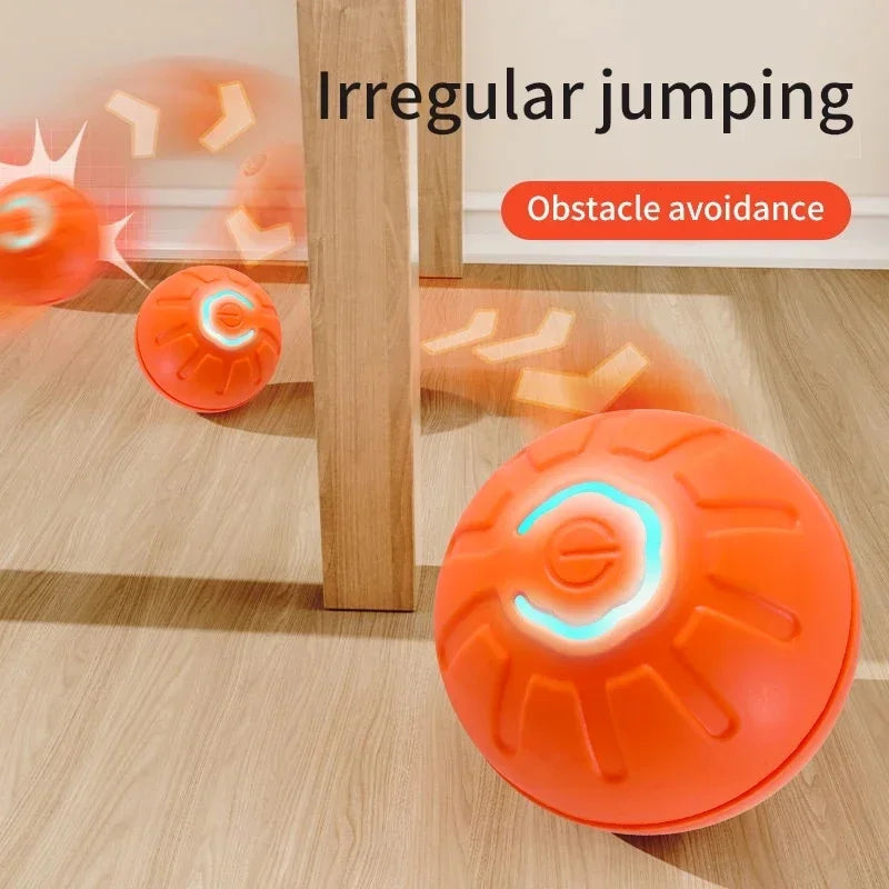 Elektronischer Interaktiver Spielball für Hunde & Katzen – USB Wiederaufladbar