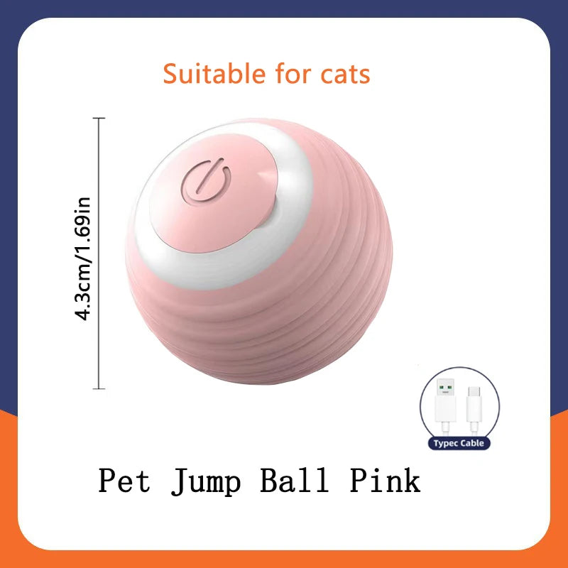 Elektronischer Interaktiver Spielball für Hunde & Katzen – USB Wiederaufladbar