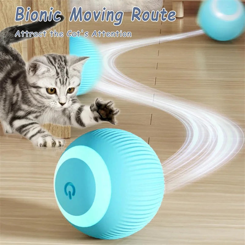 Elektronischer Interaktiver Spielball für Hunde & Katzen – USB Wiederaufladbar