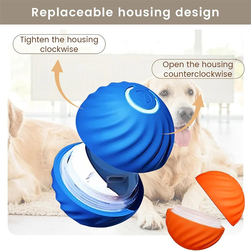 Elektronischer Interaktiver Spielball für Hunde & Katzen – USB Wiederaufladbar